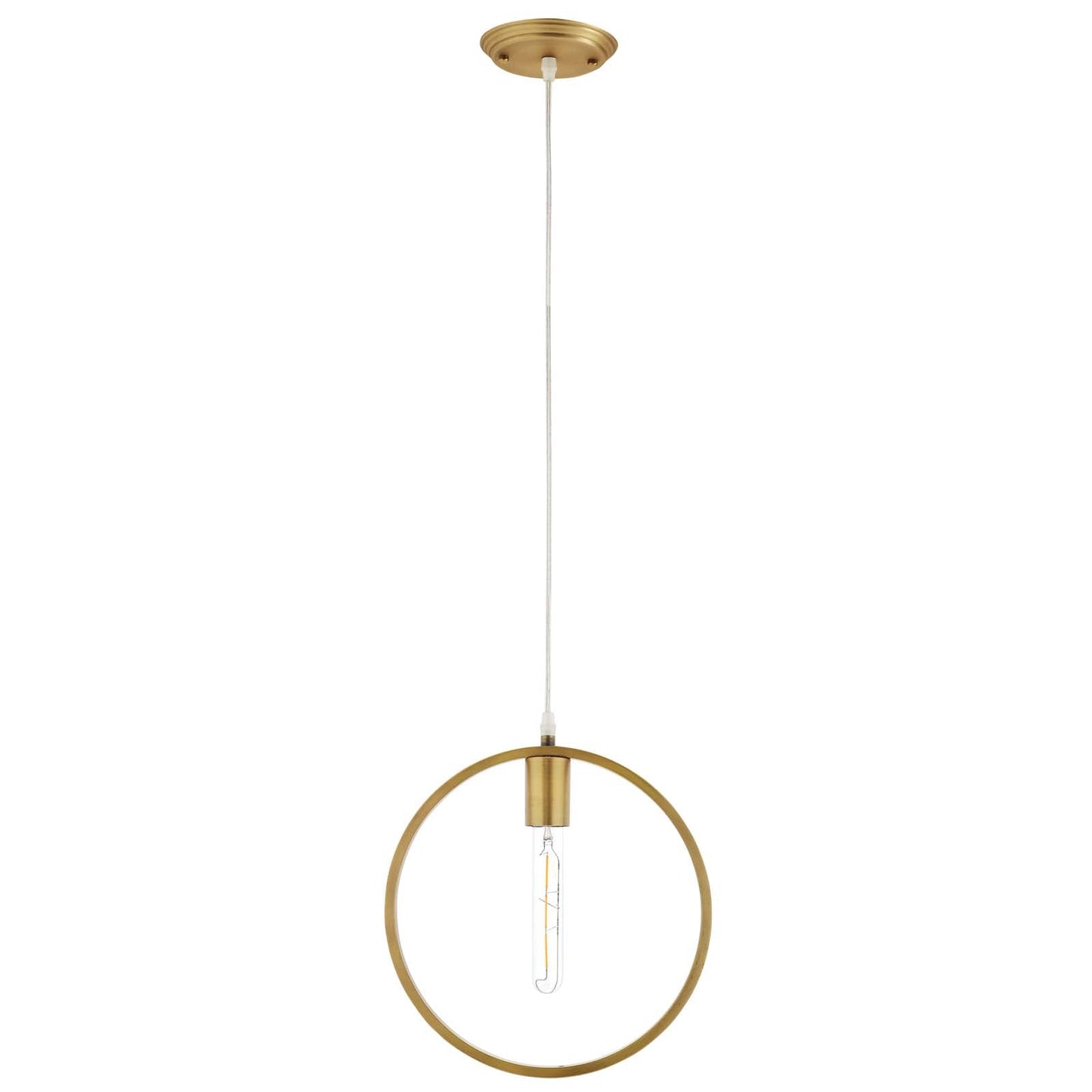 Orbit Brass Ceiling Pendant Light by Modway