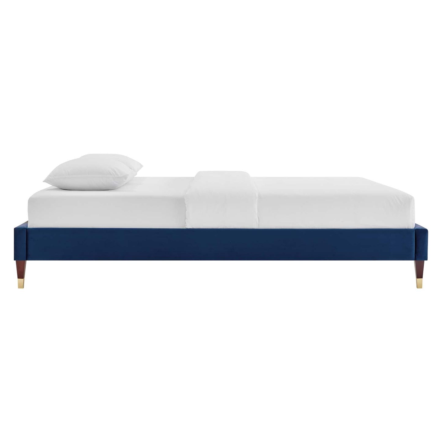 Harlow Performance Velvet Queen Platform Bed Frame by Modway