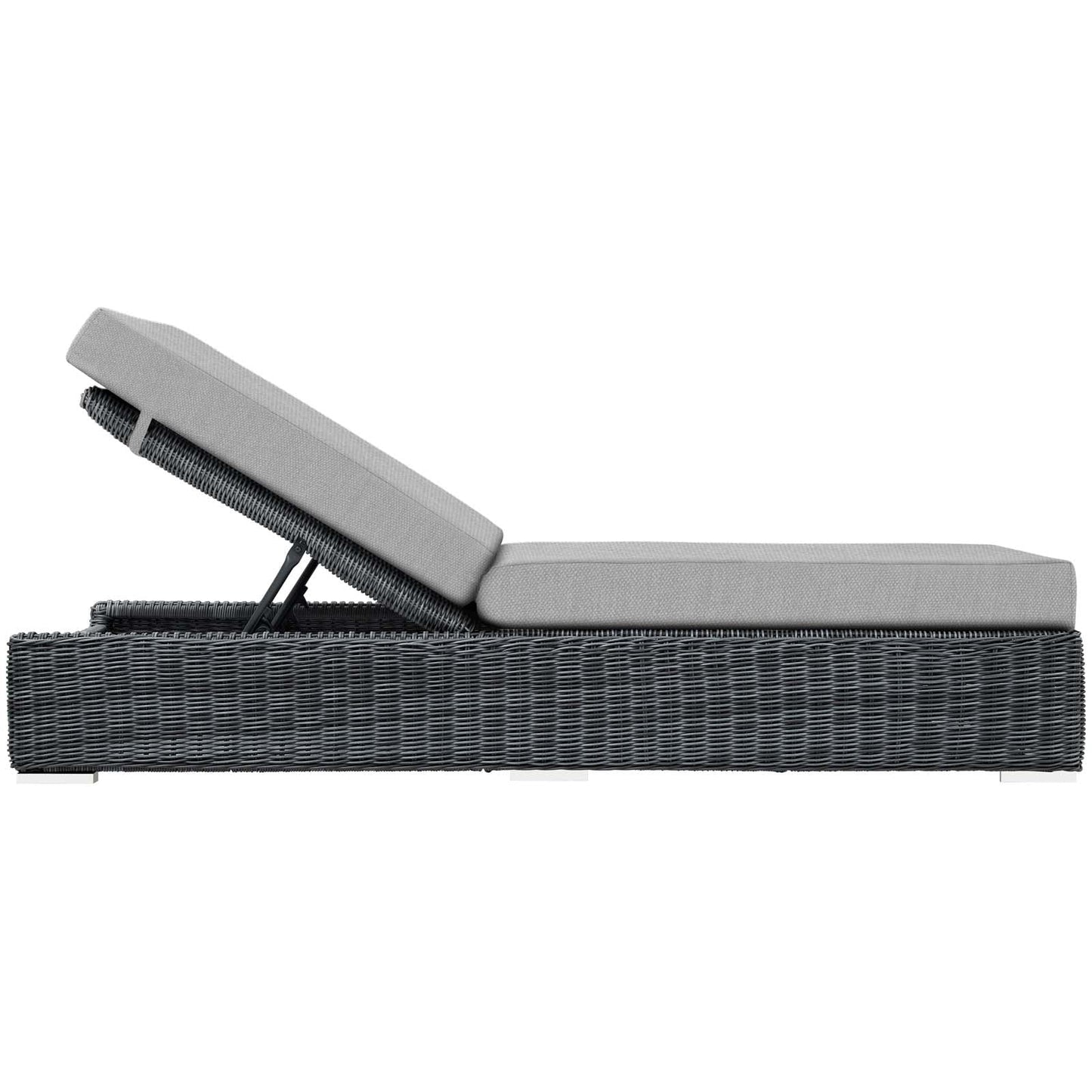 Summon Outdoor Patio Sunbrella¨ Chaise Lounge by Modway