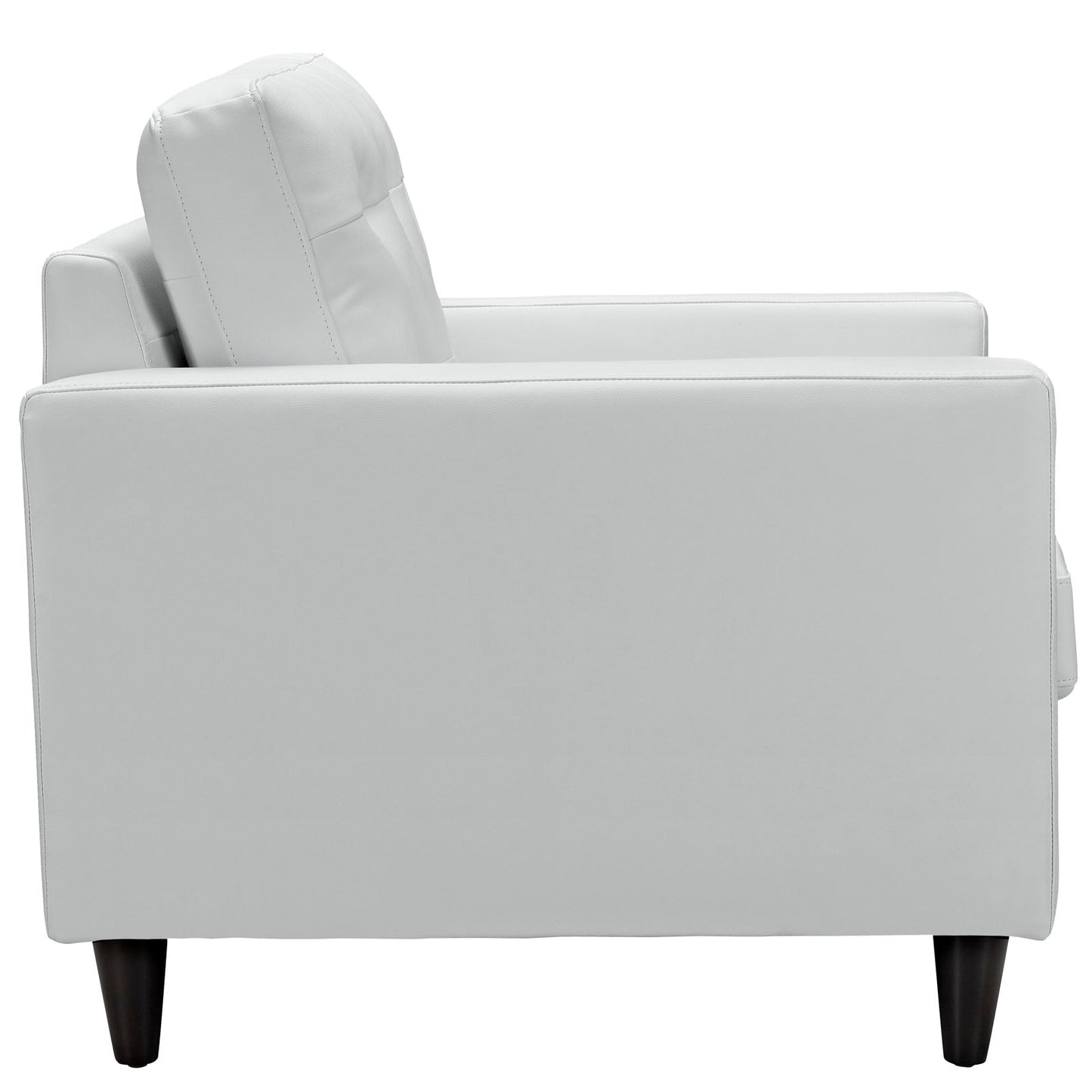 Empress Bonded Leather Armchair by Modway