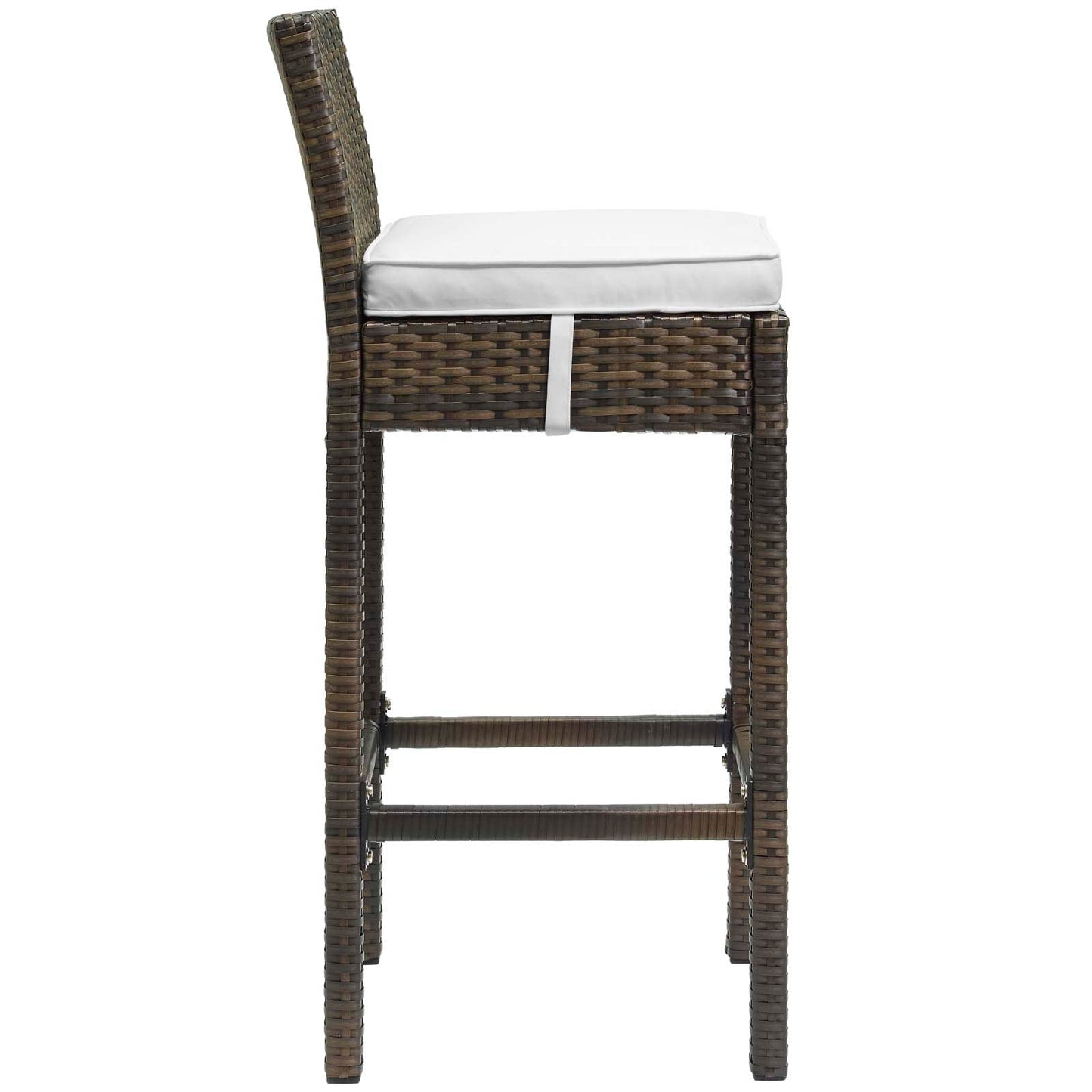Conduit Outdoor Patio Wicker Rattan Bar Stool Set of 2 by Modway