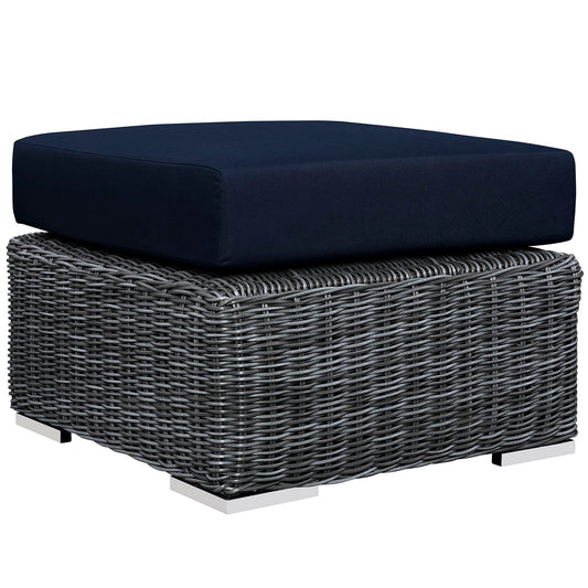 Summon Outdoor Patio Sunbrella¨ Ottoman by Modway