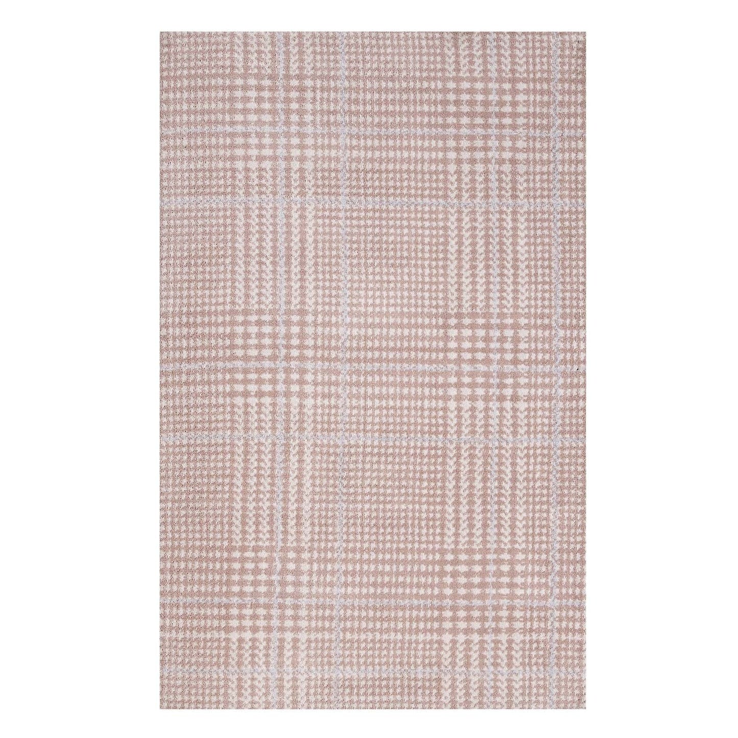 Kaja Abstract Plaid 5x8 Area Rug by Modway