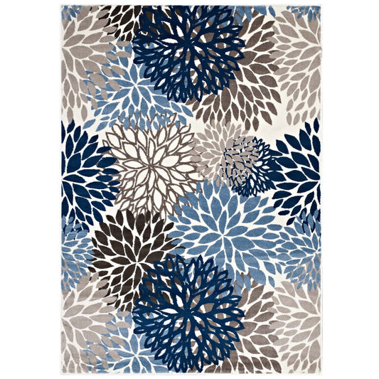 Calithea Vintage Classic Abstract Floral 5x8 Area Rug by Modway