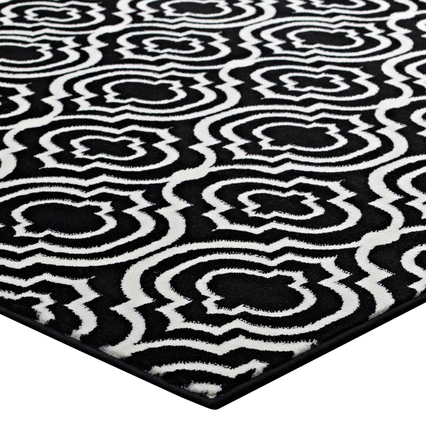 Frame Transitional Moroccan Trellis 8x10 Area Rug by Modway