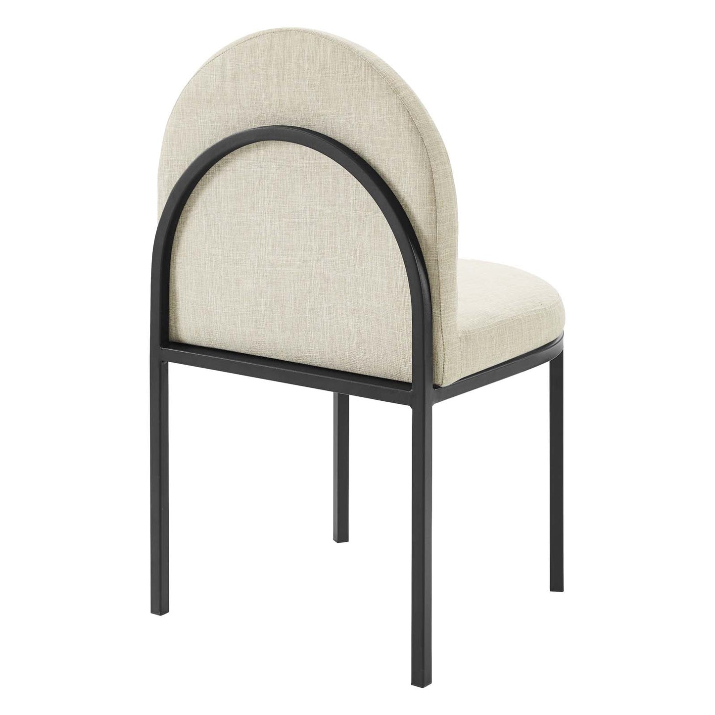 Isla Channel Tufted Upholstered Fabric Dining Side Chair by Modway