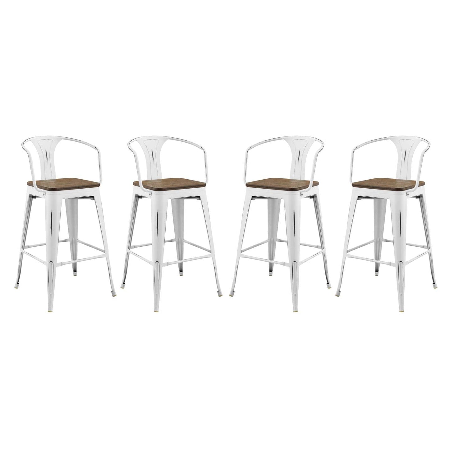 Promenade Bar Stool Set of 4 by Modway