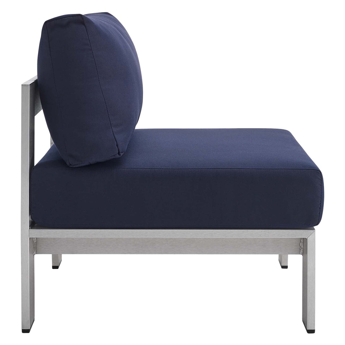 Shore 3 Piece Sunbrella¨ Fabric Outdoor Patio Aluminum Set by Modway
