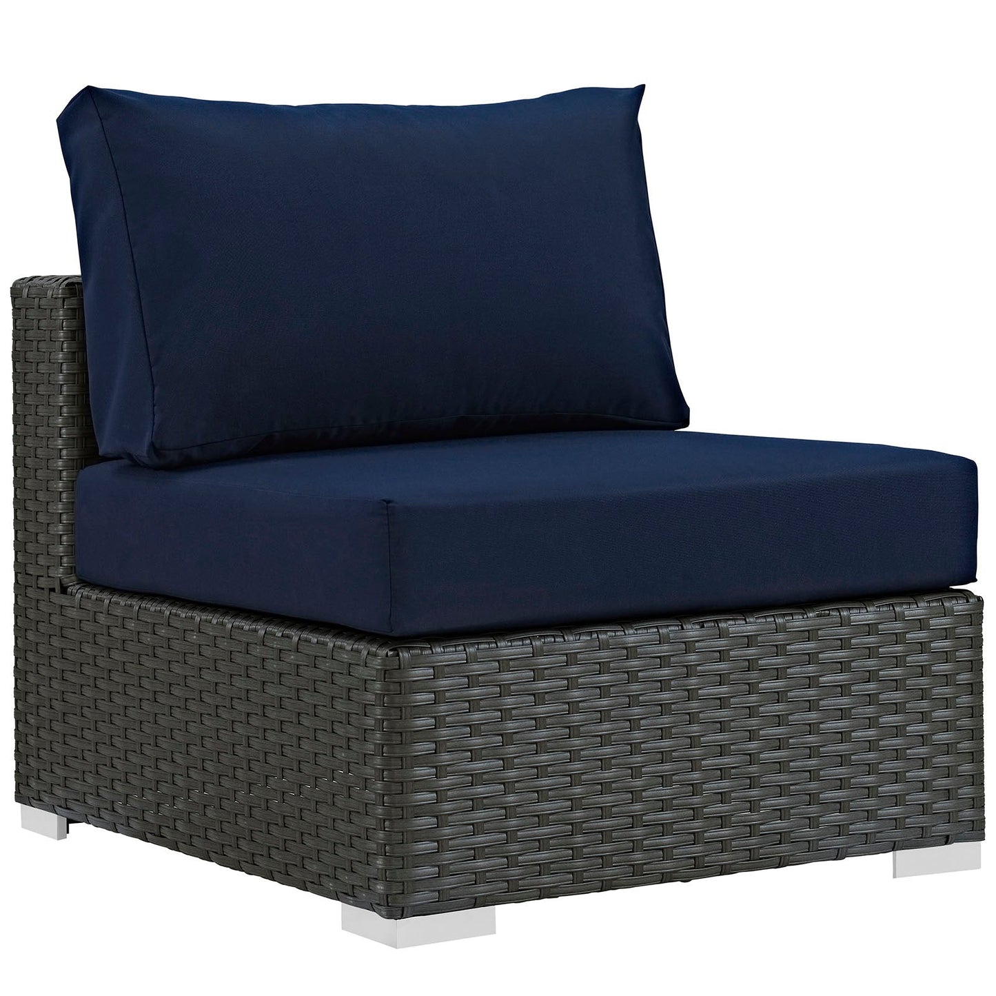 Sojourn Outdoor Patio Fabric Sunbrella¨ Armless by Modway