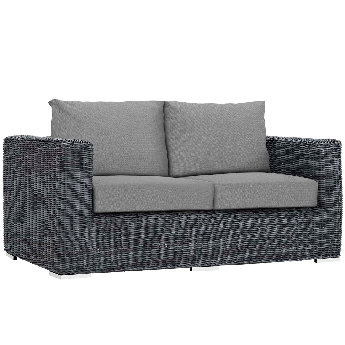 Summon 5 Piece Outdoor Patio Sunbrella¨ Sectional Set by Modway