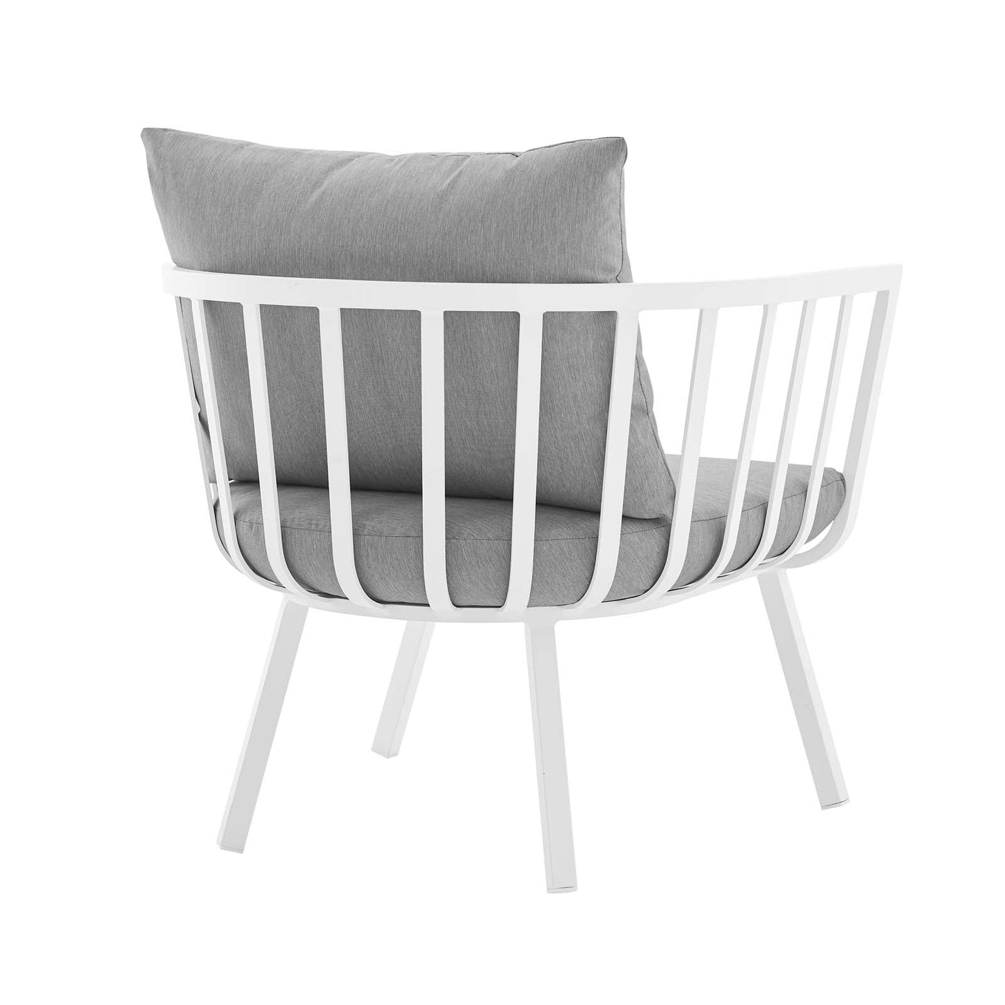 Riverside Outdoor Patio Aluminum Armchair Set of 2 by Modway