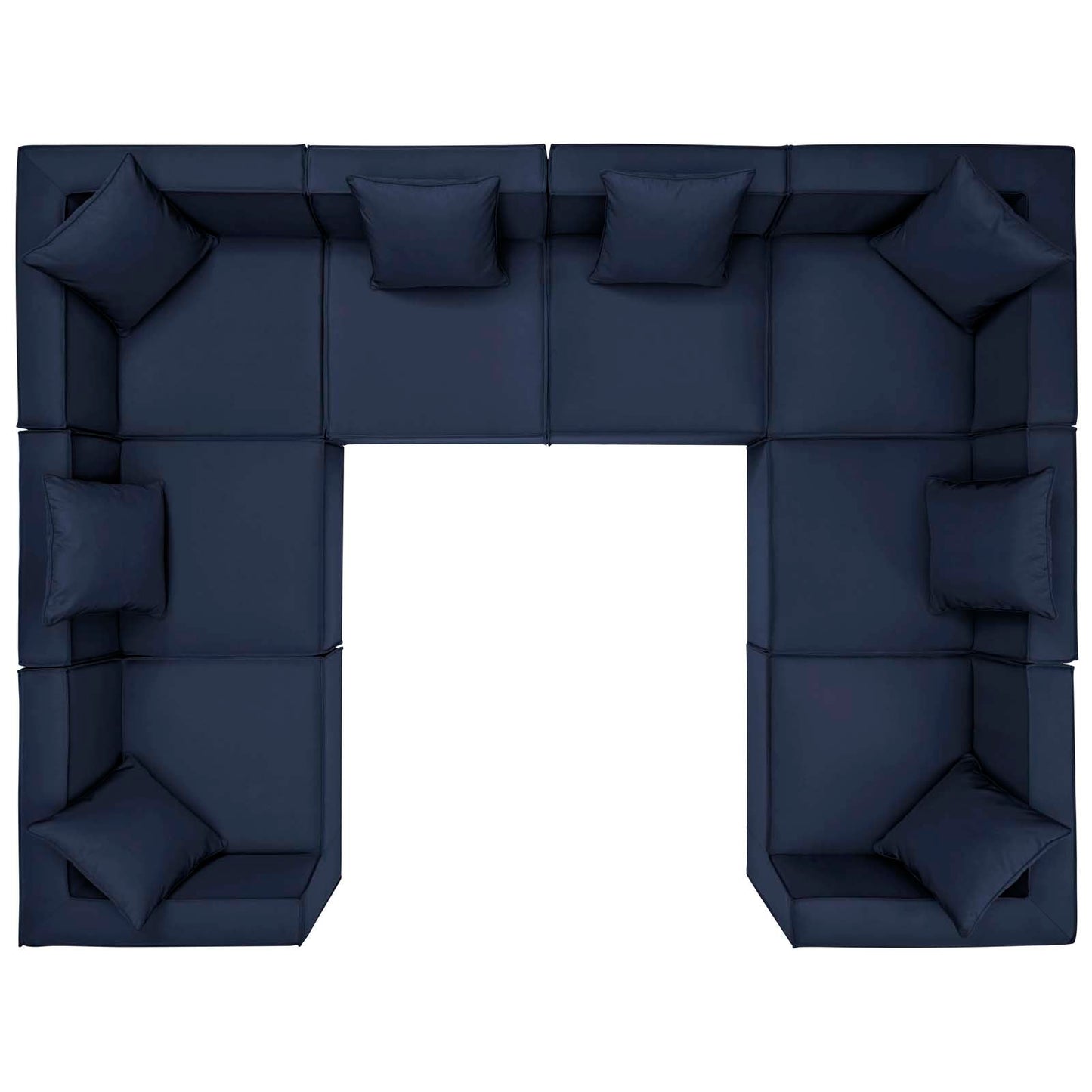 Saybrook 8-Piece Outdoor Patio Upholstered Sectional Sofa by Modway
