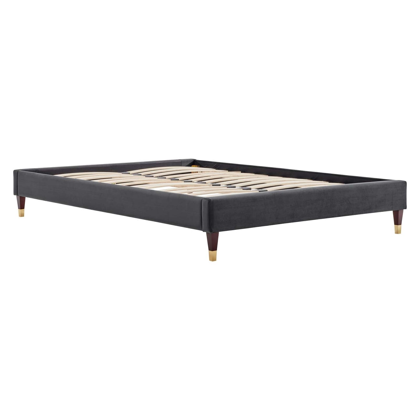 Harlow Performance Velvet King Platform Bed Frame by Modway