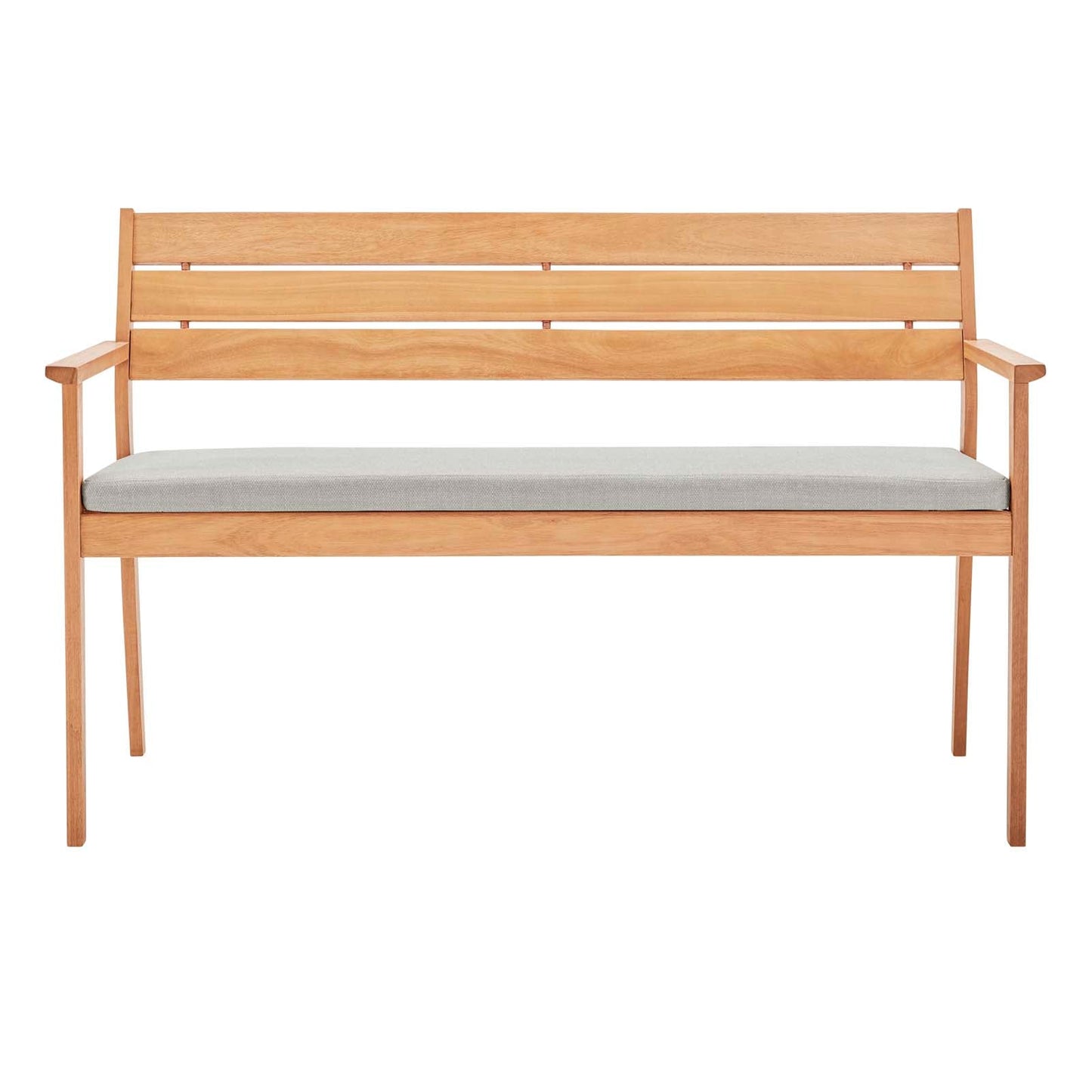 Viewscape Outdoor Patio Ash Wood Loveseat by Modway