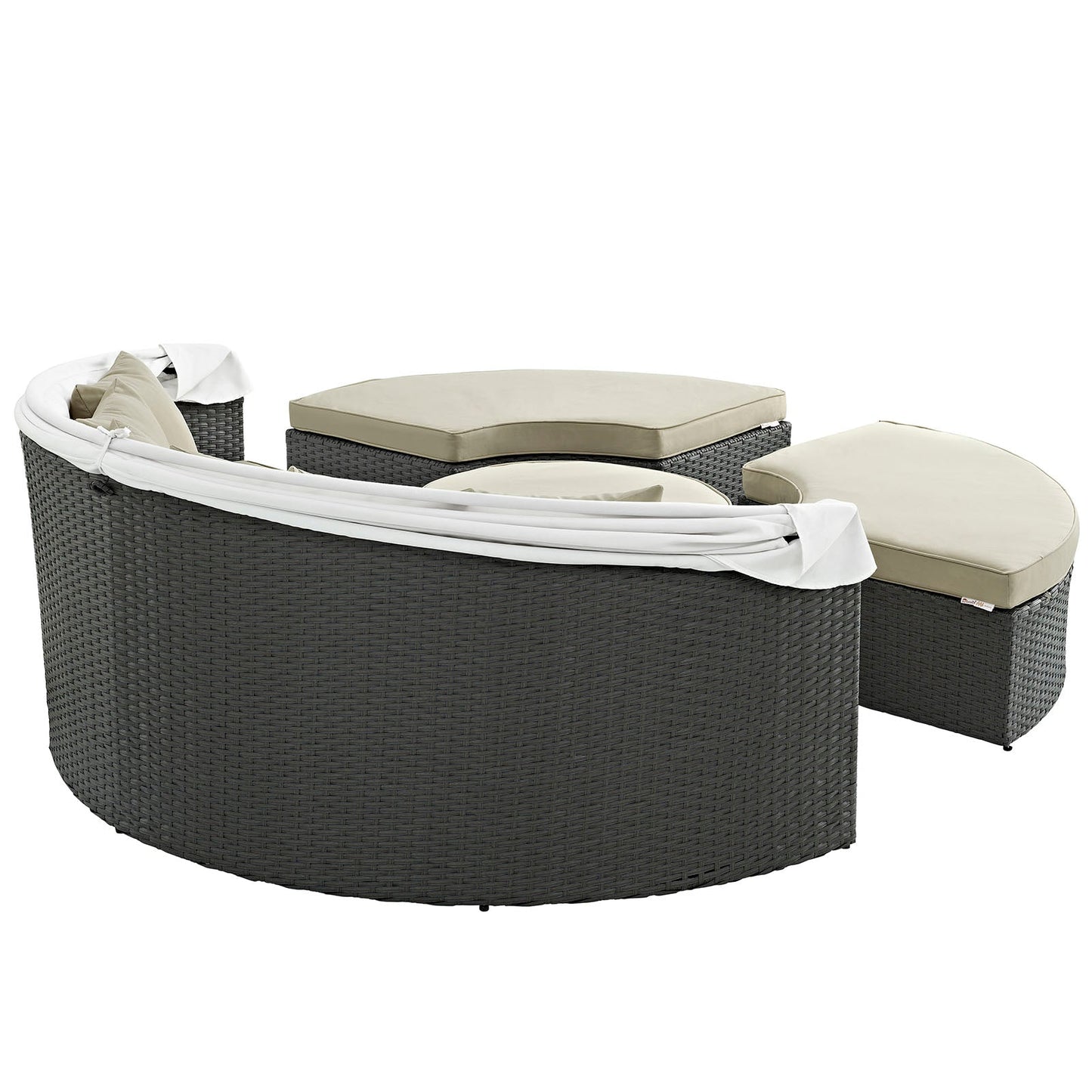 Sojourn Outdoor Patio Sunbrella¨ Daybed by Modway