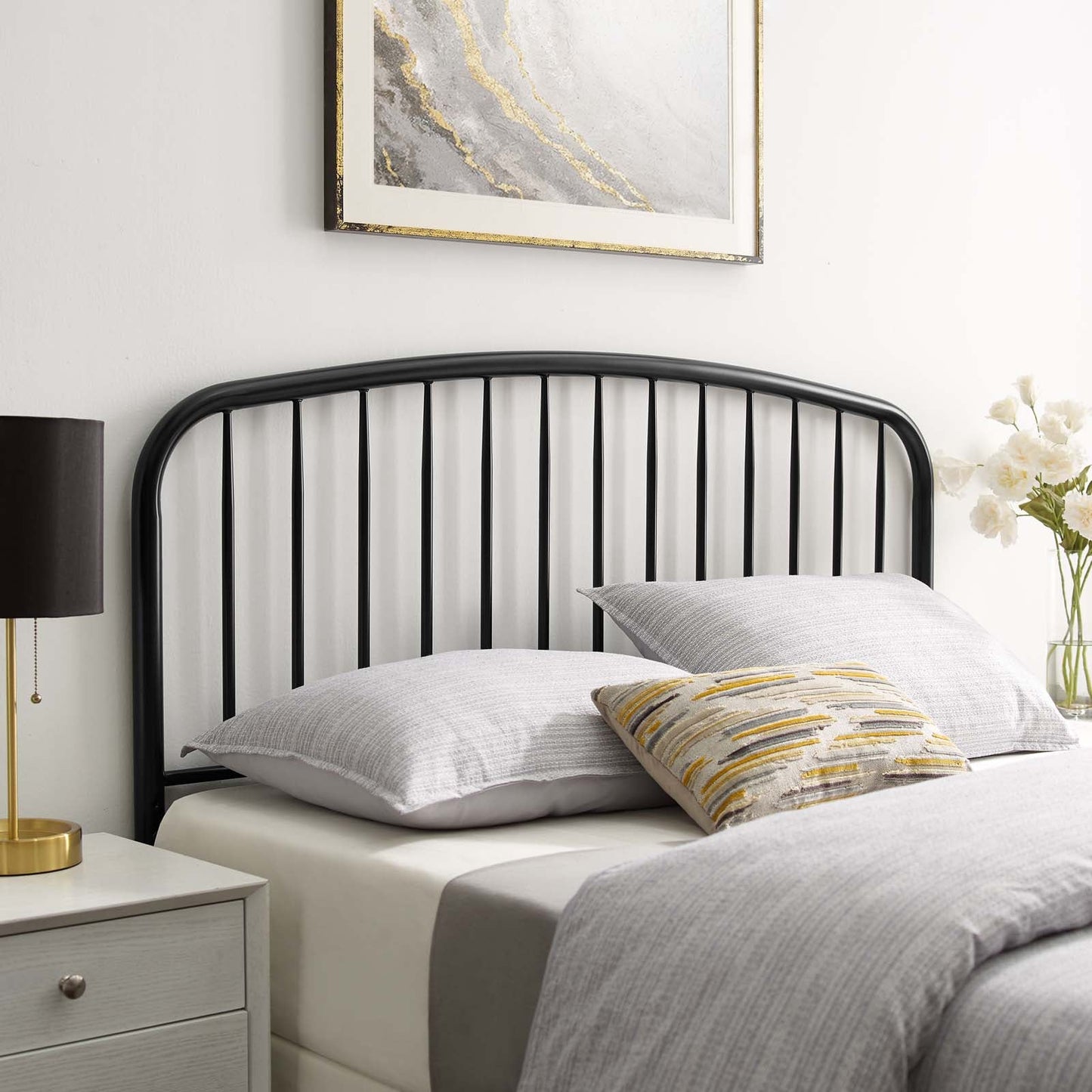 Nova Metal King Headboard by Modway