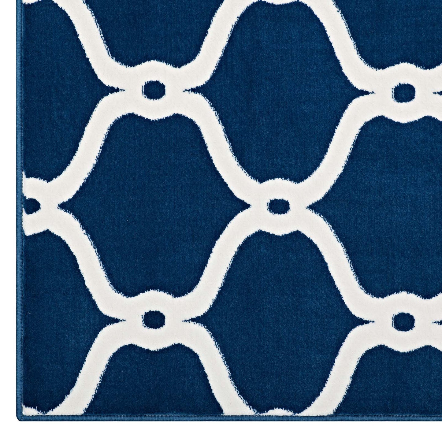 Beltara Chain Link Transitional Trellis 8x10 Area Rug by Modway