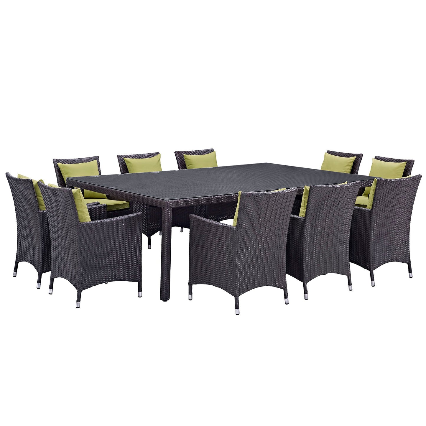 Convene 11 Piece Outdoor Patio Dining Set by Modway