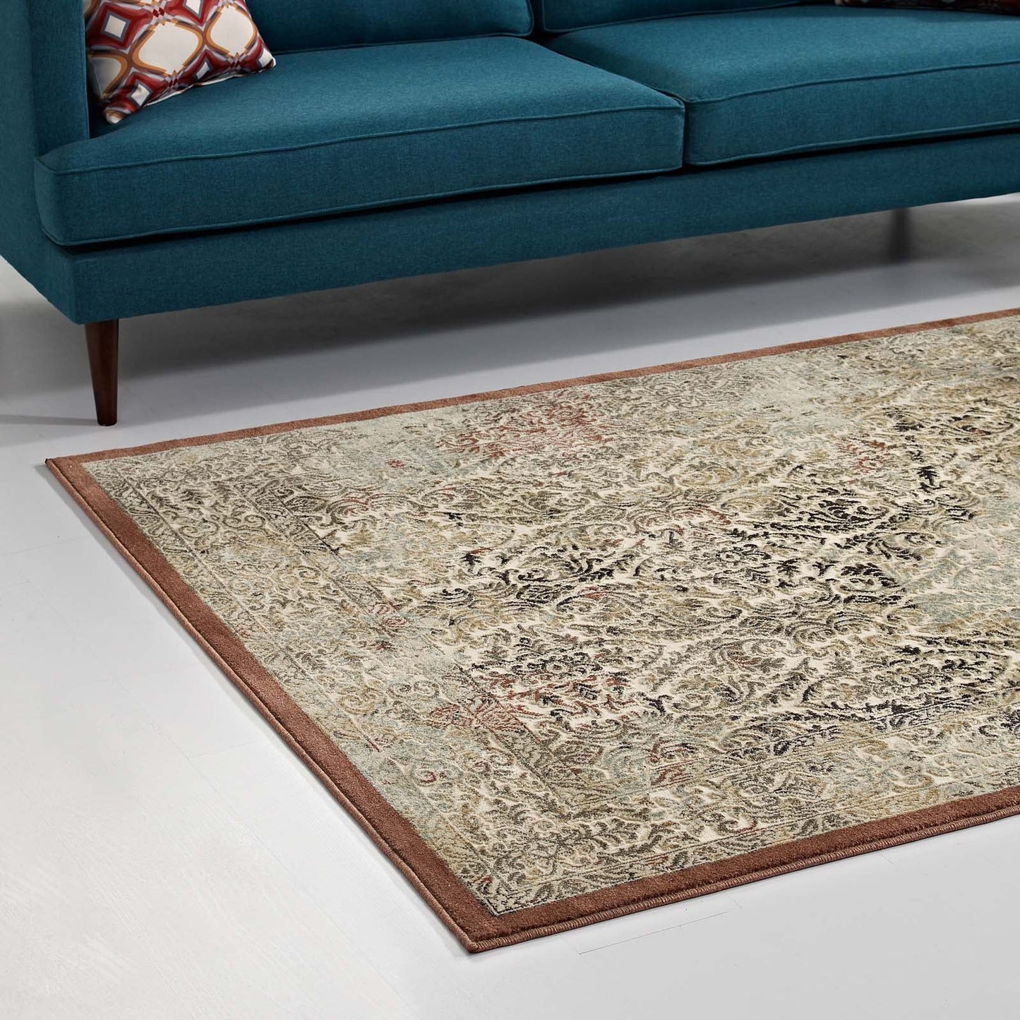Hester Ornate Turkish Vintage 5x8 Area Rug by Modway