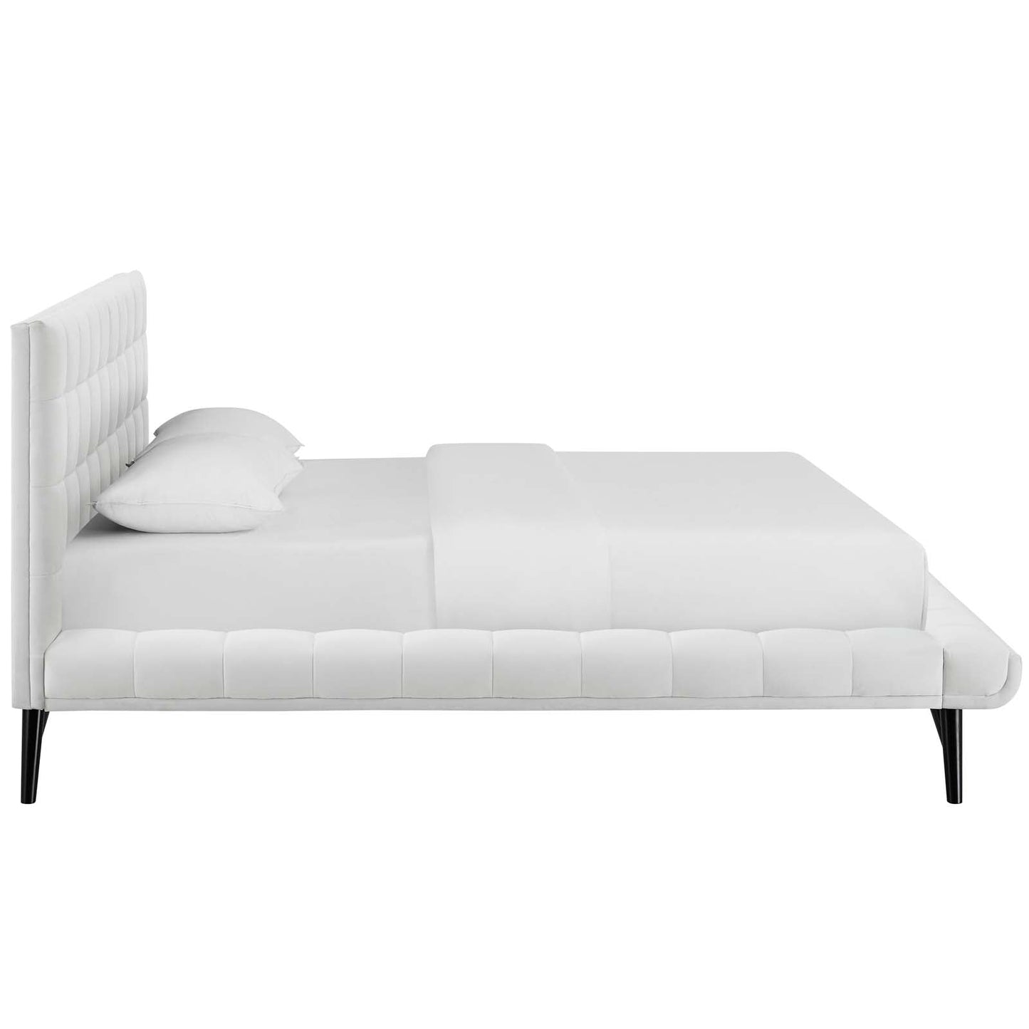 Julia Biscuit Tufted Performance Velvet Queen Platform Bed by Modway