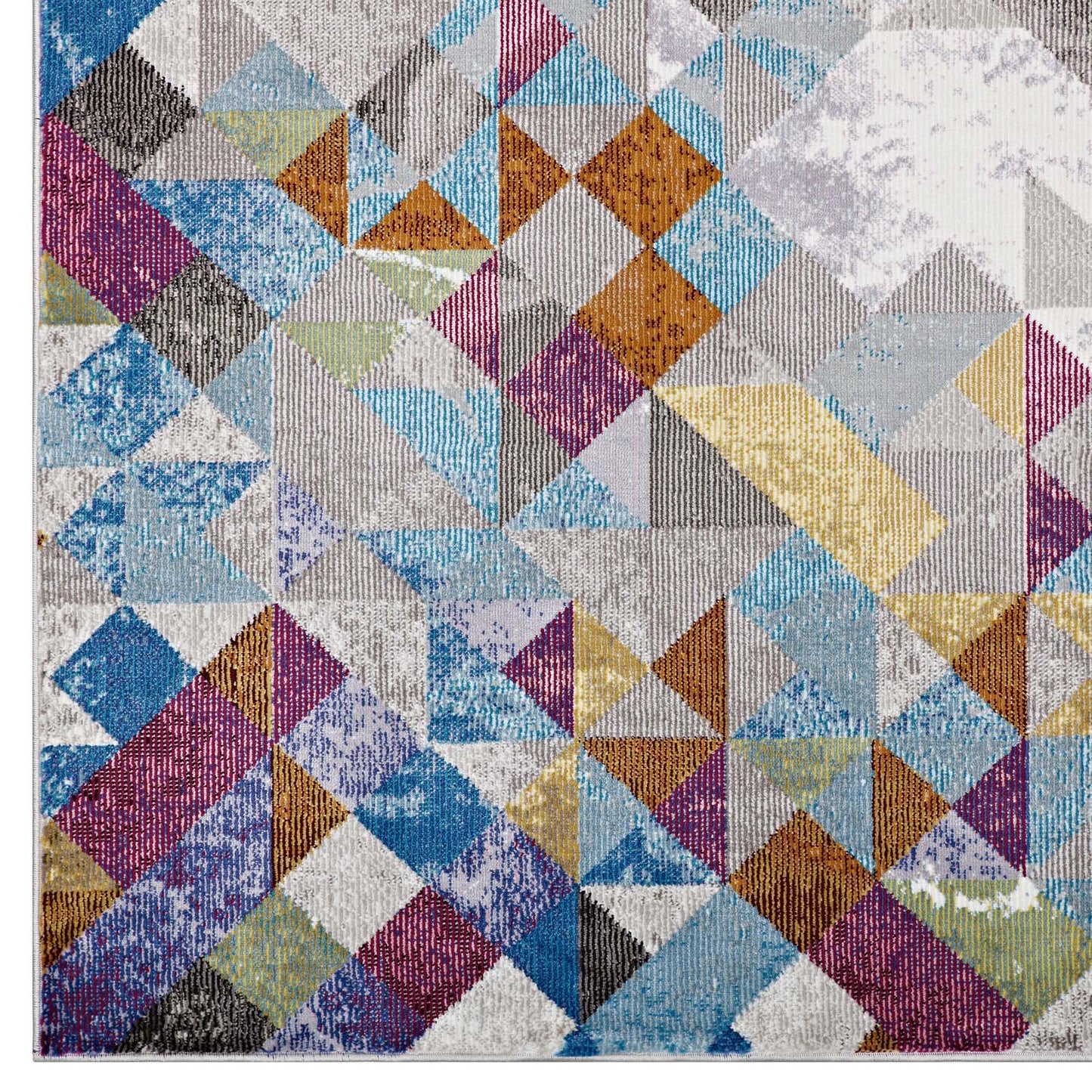 Lavendula Triangle Mosaic 5x8 Area Rug by Modway