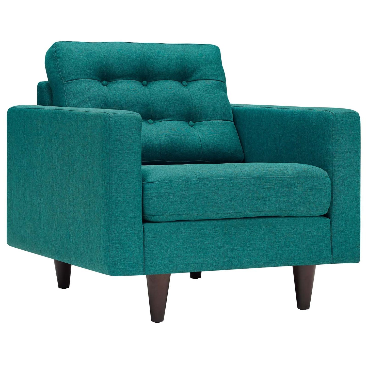 Empress Upholstered Fabric Armchair Set of 2 by Modway