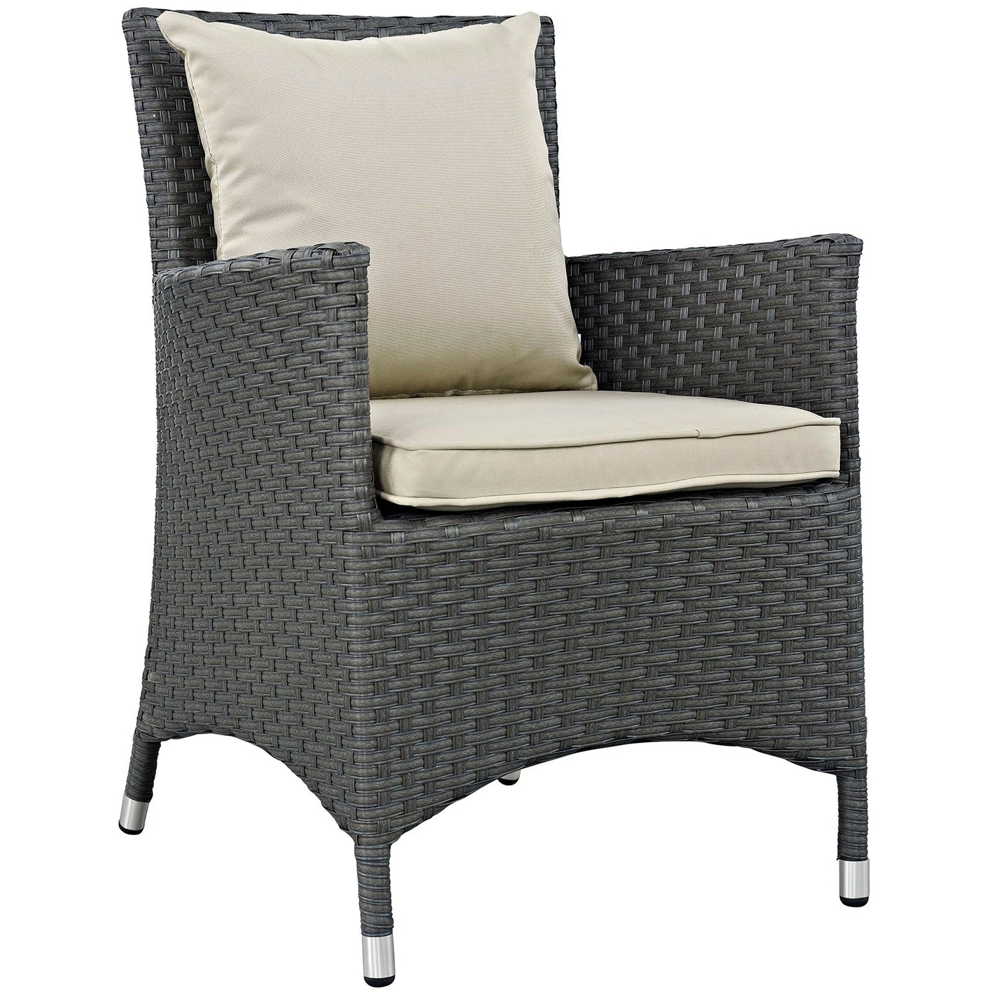 Sojourn 4 Piece Outdoor Patio Sunbrella¨ Dining Set by Modway