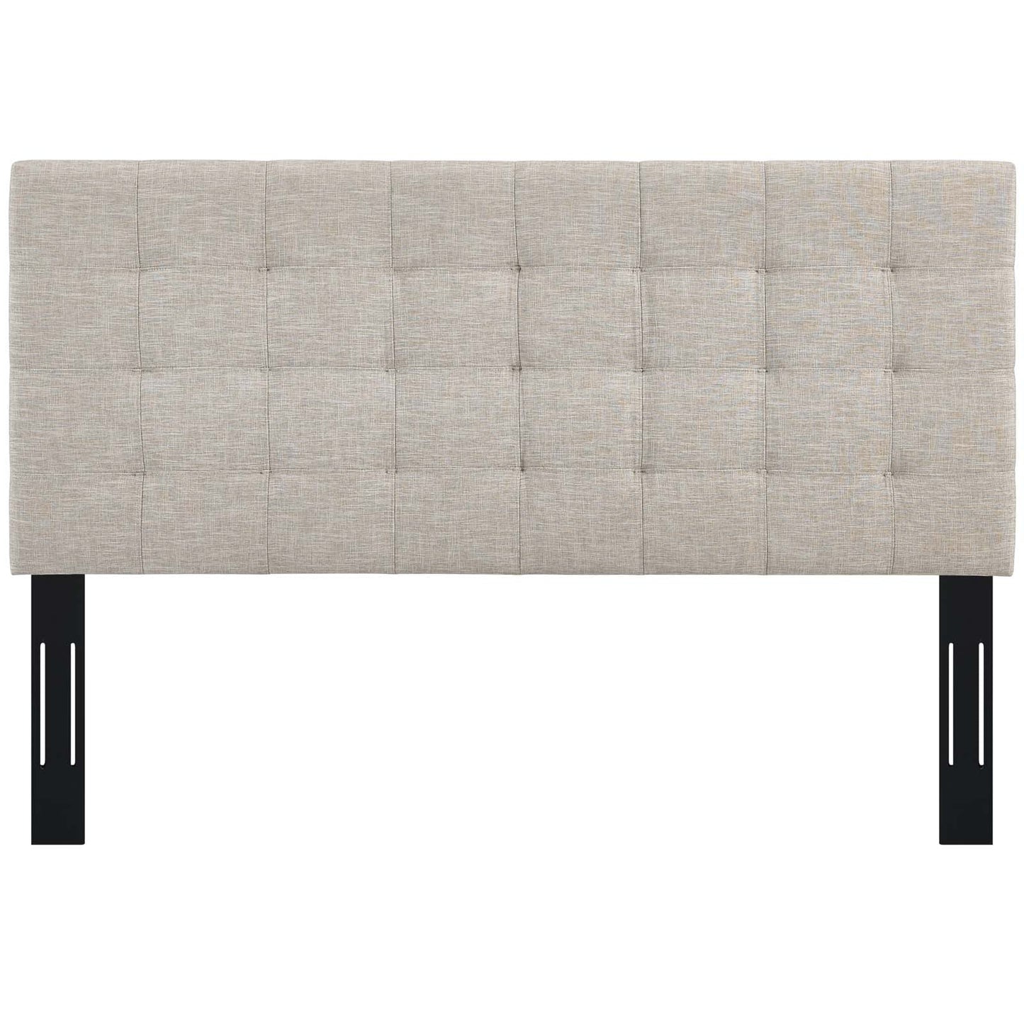 Paisley Tufted Upholstered Linen Fabric King and California King Headboard by Modway