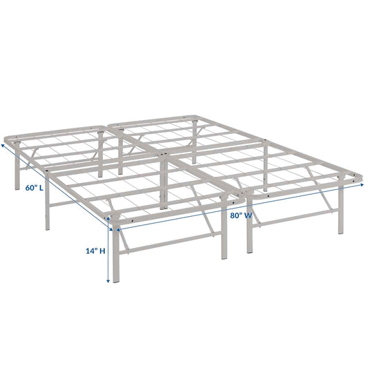 Horizon Stainless Steel Queen Bed Frame by Modway
