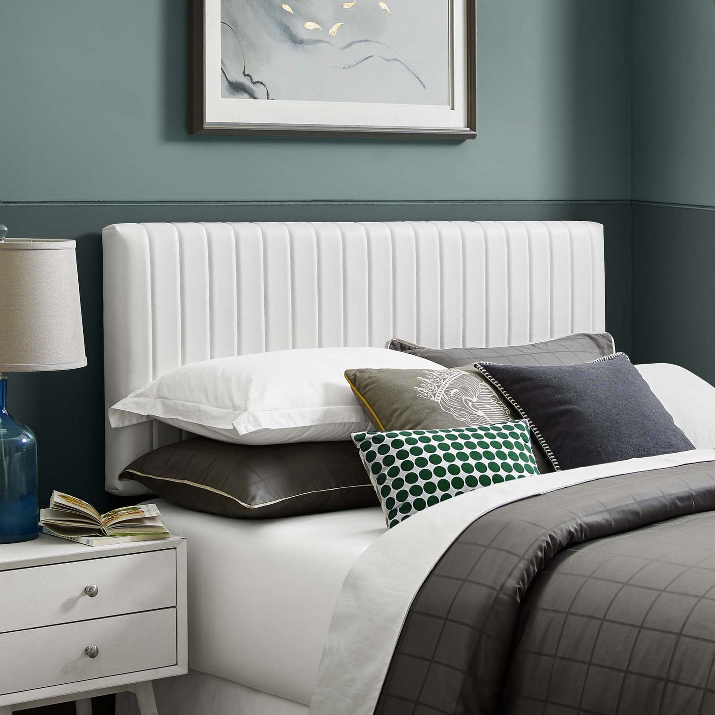 Keira Faux Leather Full / Queen Headboard by Modway