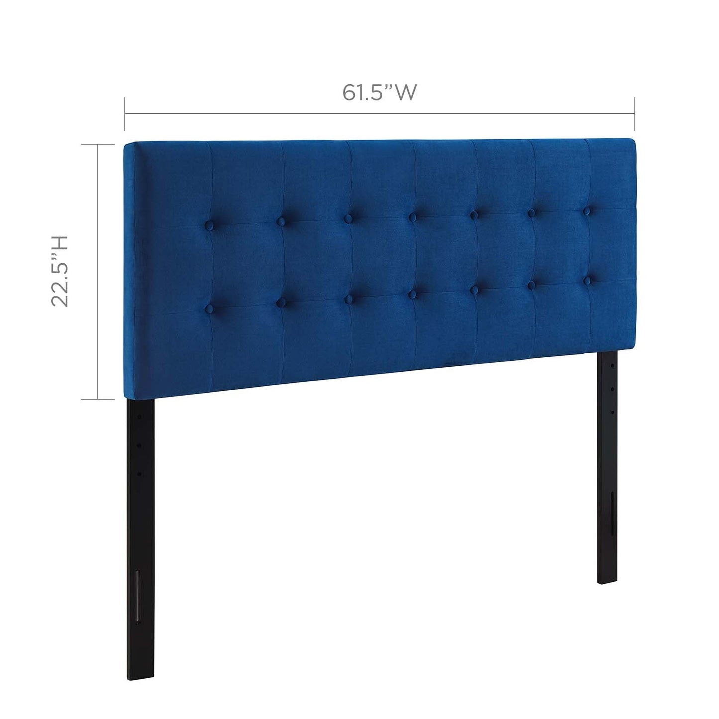 Emily Biscuit Tufted Performance Velvet Queen Headboard by Modway
