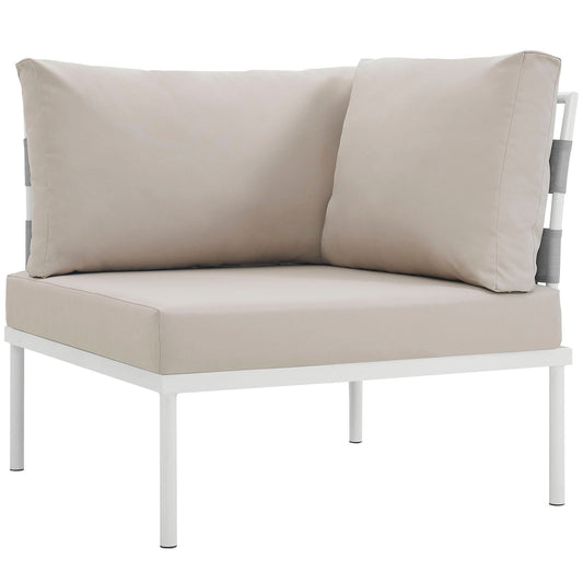 Harmony Outdoor Patio Aluminum Corner Sofa by Modway