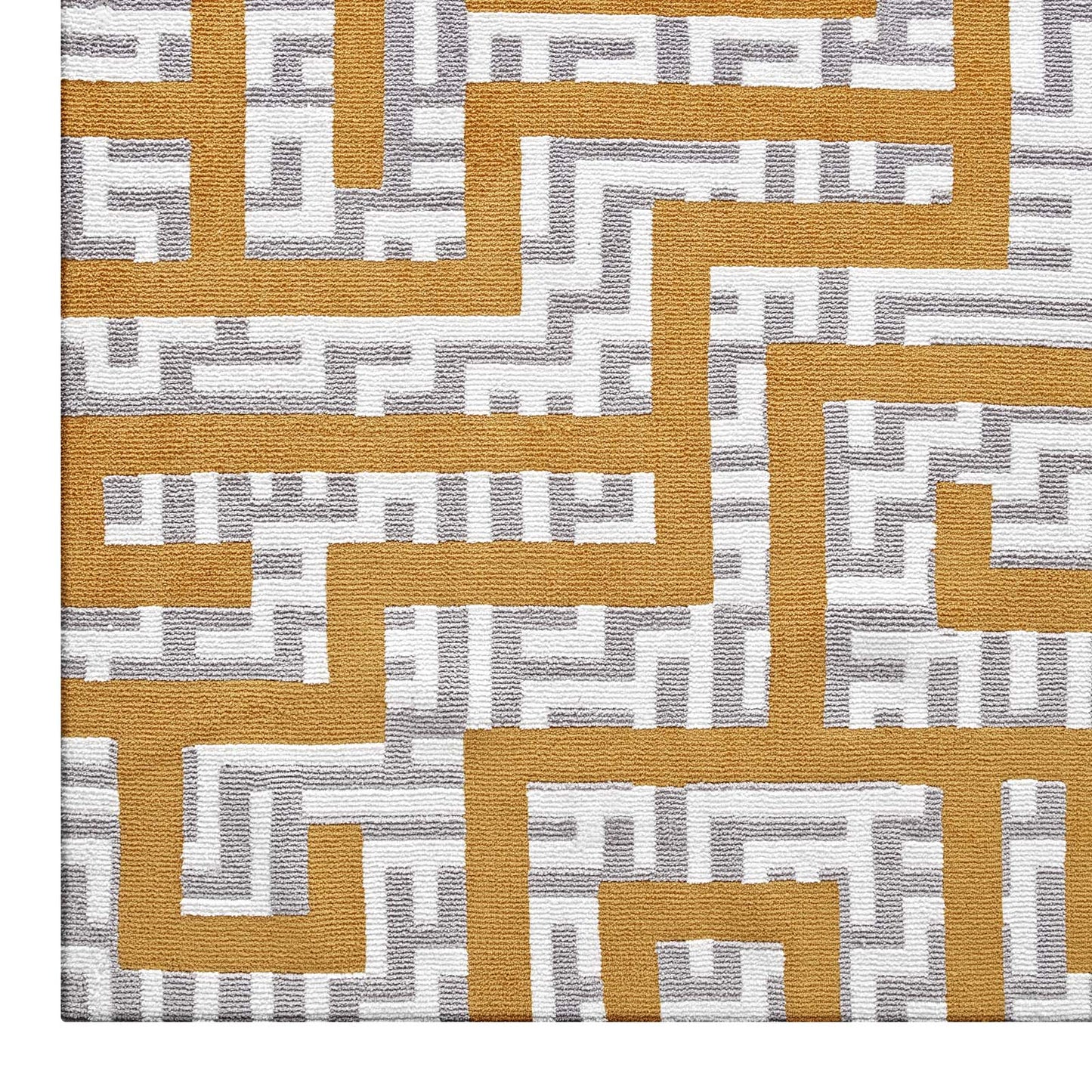 Nahia Geometric Maze 8x10 Area Rug by Modway