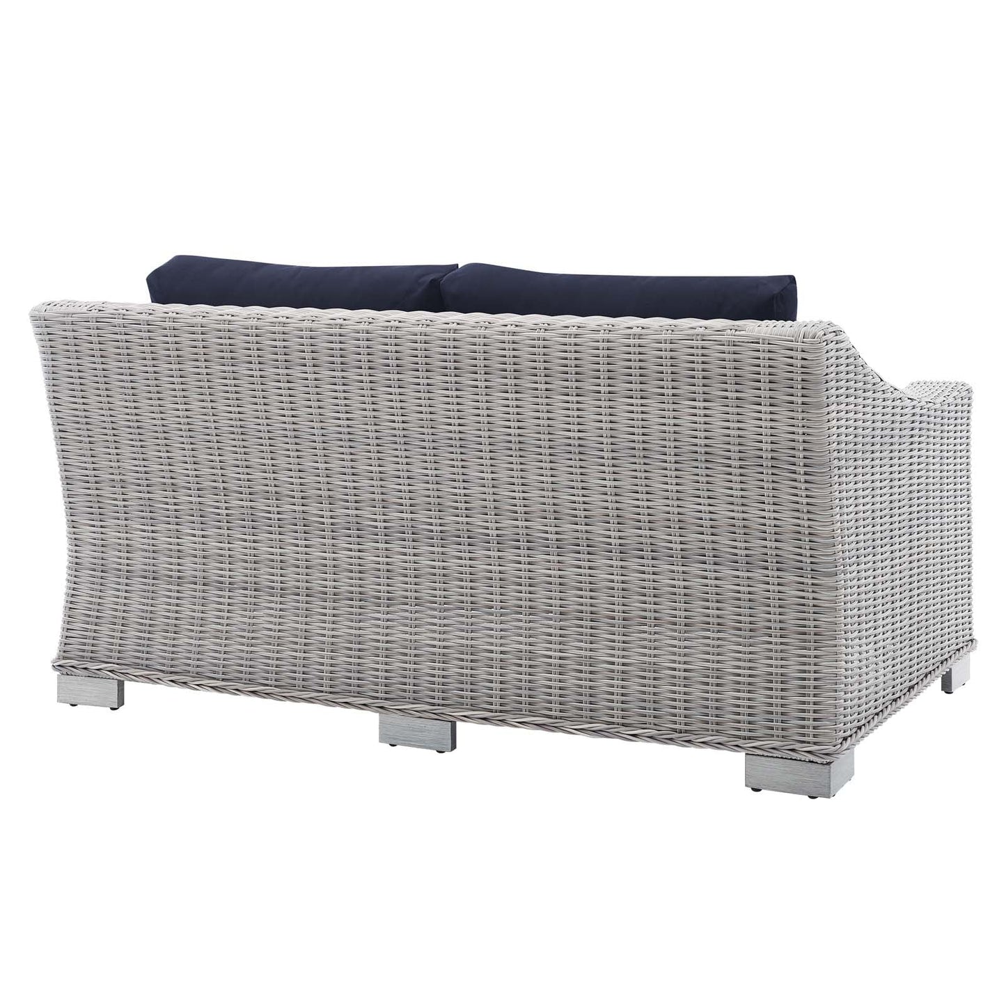 Conway Sunbrella¨ Outdoor Patio Wicker Rattan Loveseat by Modway