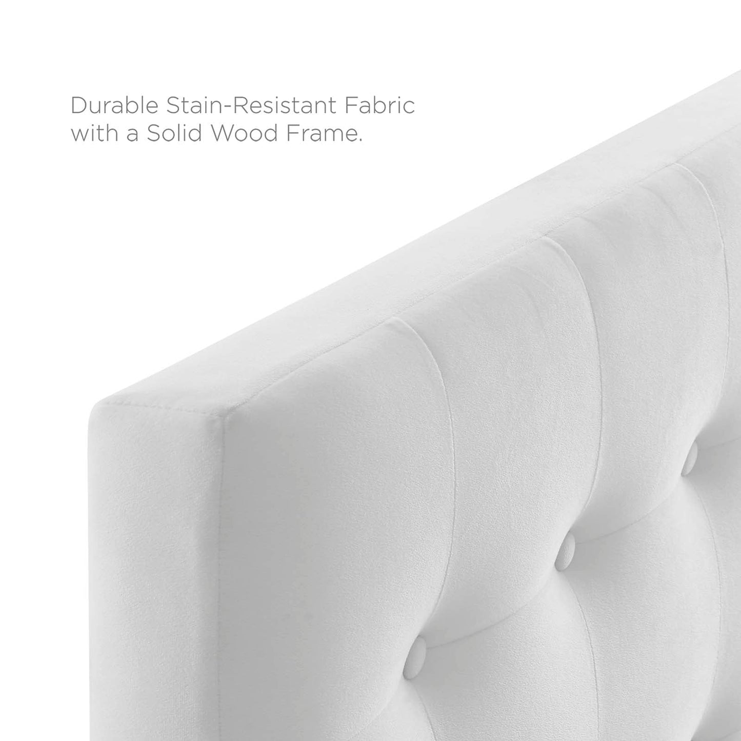 Emily Biscuit Tufted Performance Velvet Twin Headboard by Modway
