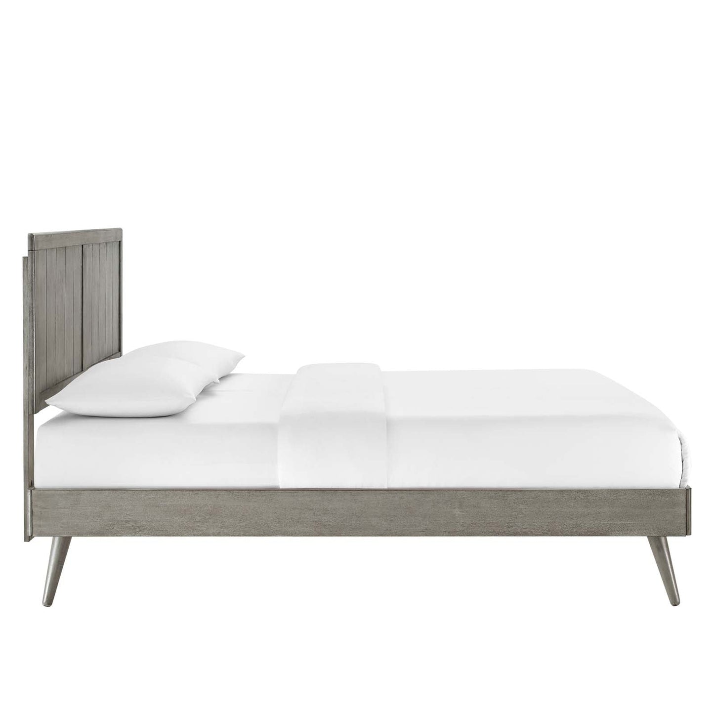 Alana Wood Twin Platform Bed With Splayed Legs by Modway
