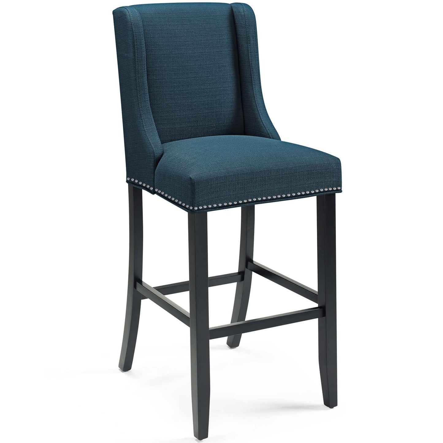Baron Upholstered Fabric Bar Stool Set of 2 by Modway