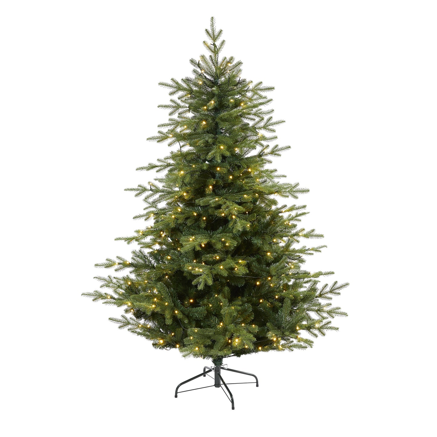 6' Swedish Fir Artificial Christmas Tree w/ 350 Warm White LED Lights
