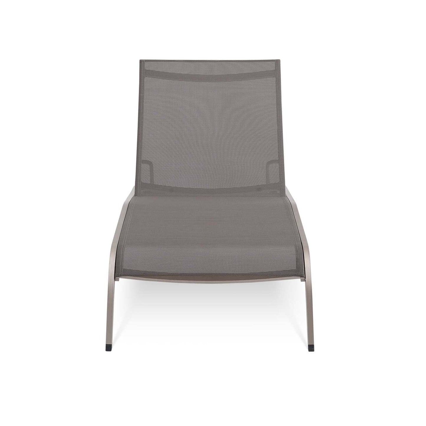 Savannah Mesh Chaise Outdoor Patio Aluminum Lounge Chair by Modway