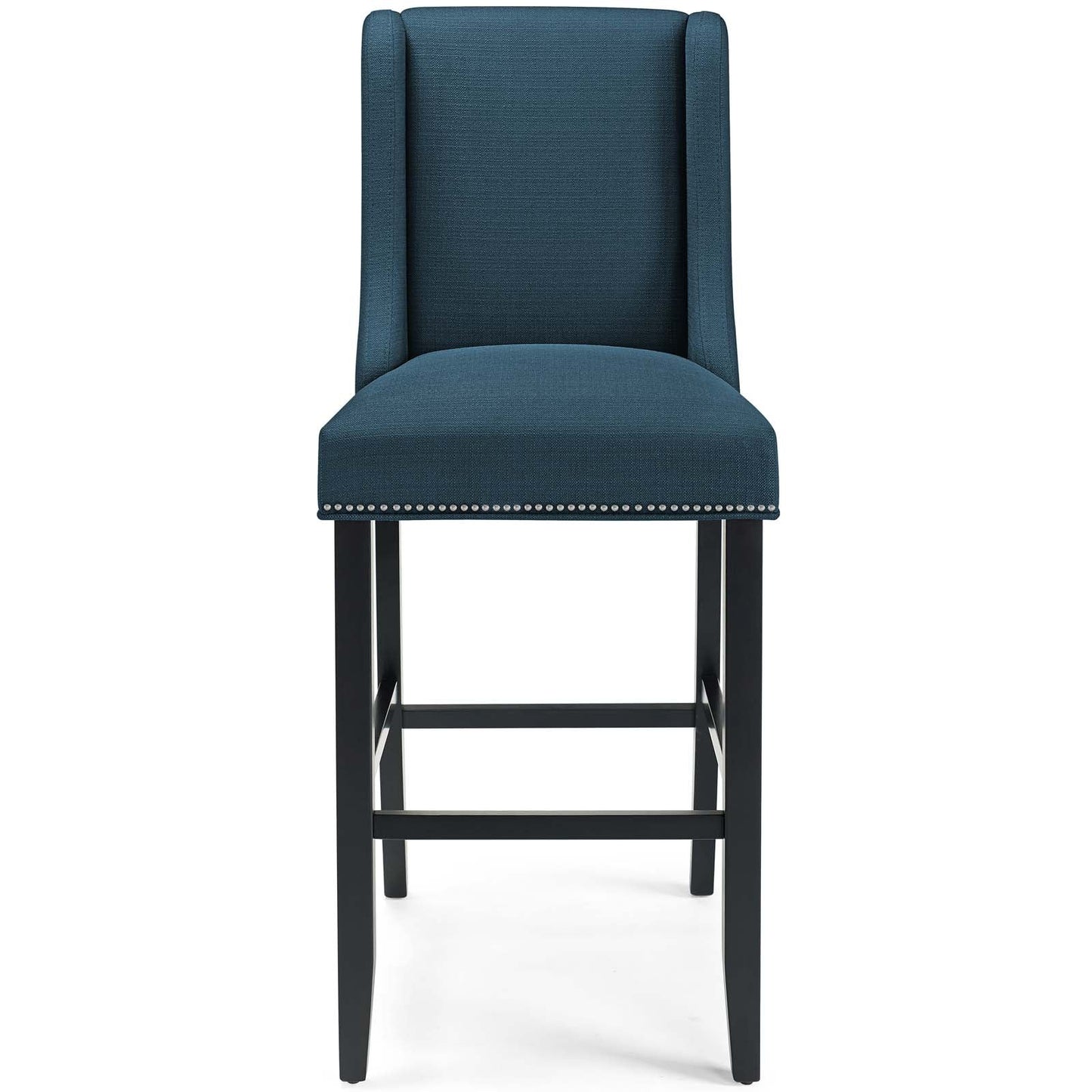Baron Upholstered Fabric Bar Stool Set of 2 by Modway