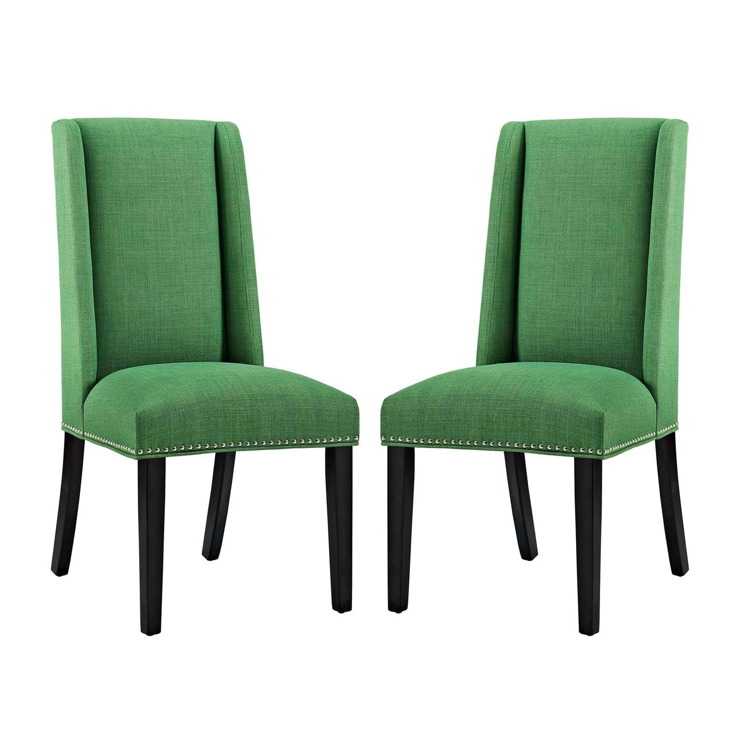 Baron Fabric Dining Chair Set of 2 by Modway