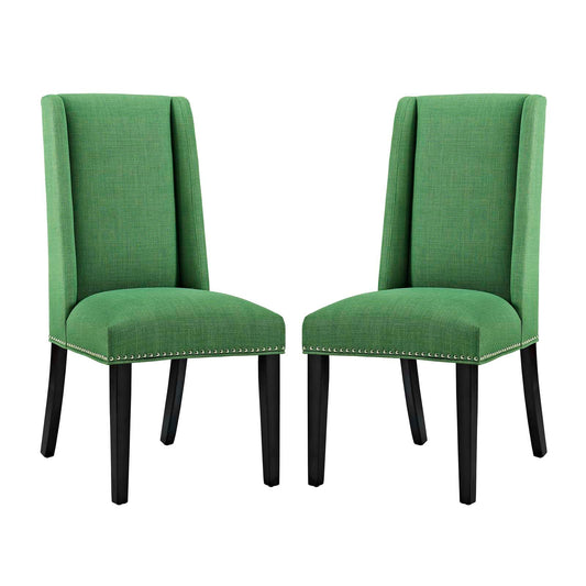 Baron Fabric Dining Chair Set of 2 by Modway