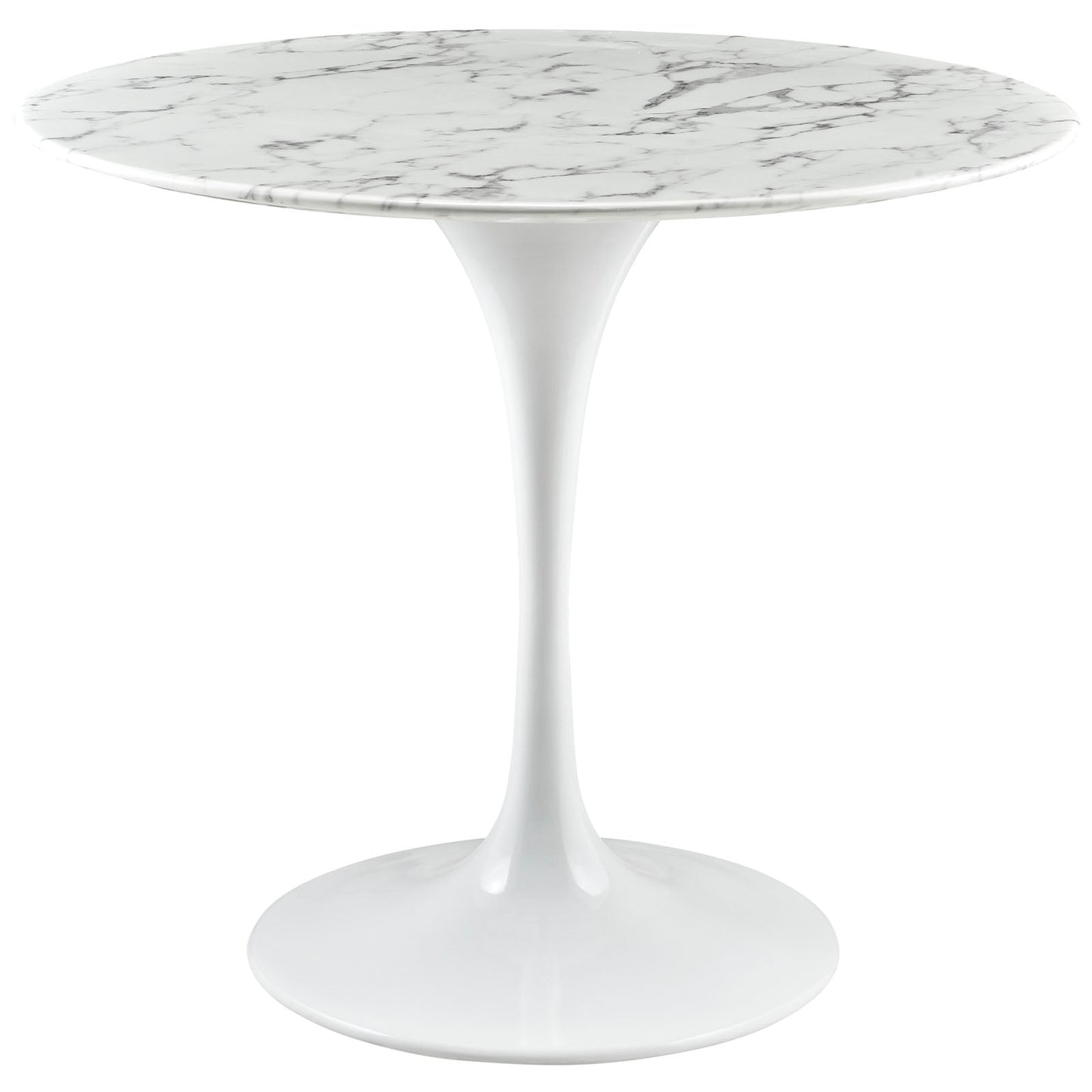 Lippa 36" Round Faux Marble Dining Table by Modway