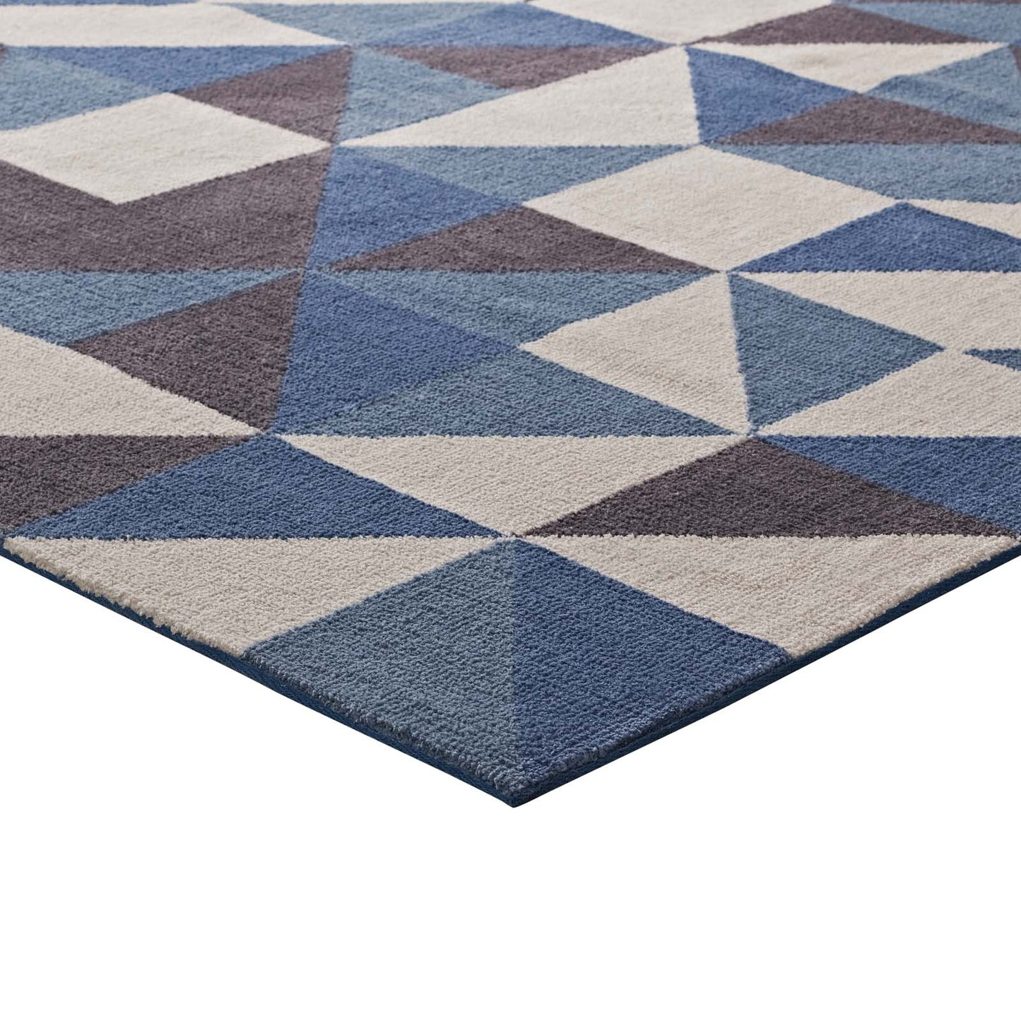 Kahula Geometric Triangle Mosaic 5x8 Area Rug by Modway