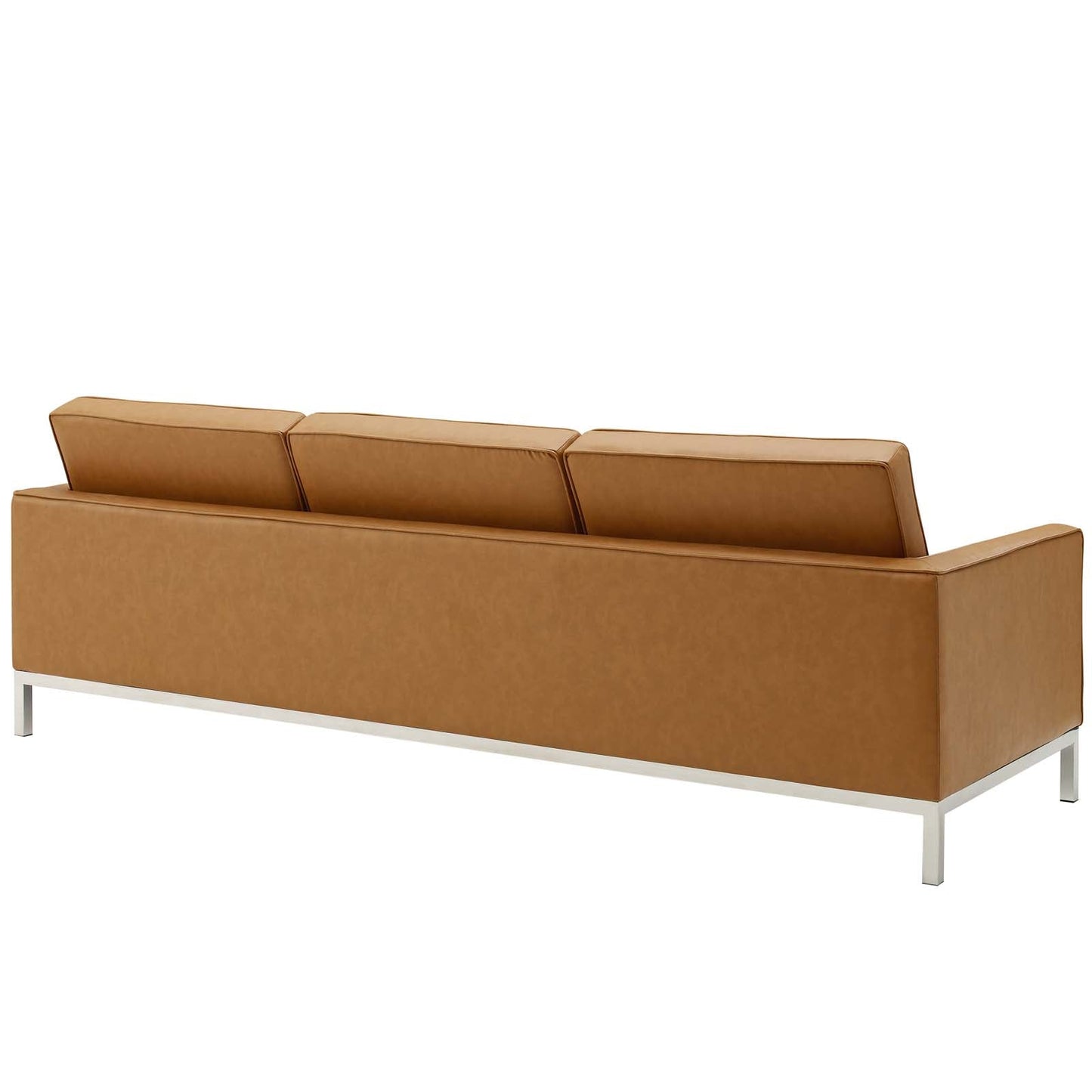 Loft 3-Piece Tufted Vegan Leather Furniture Set by Modway