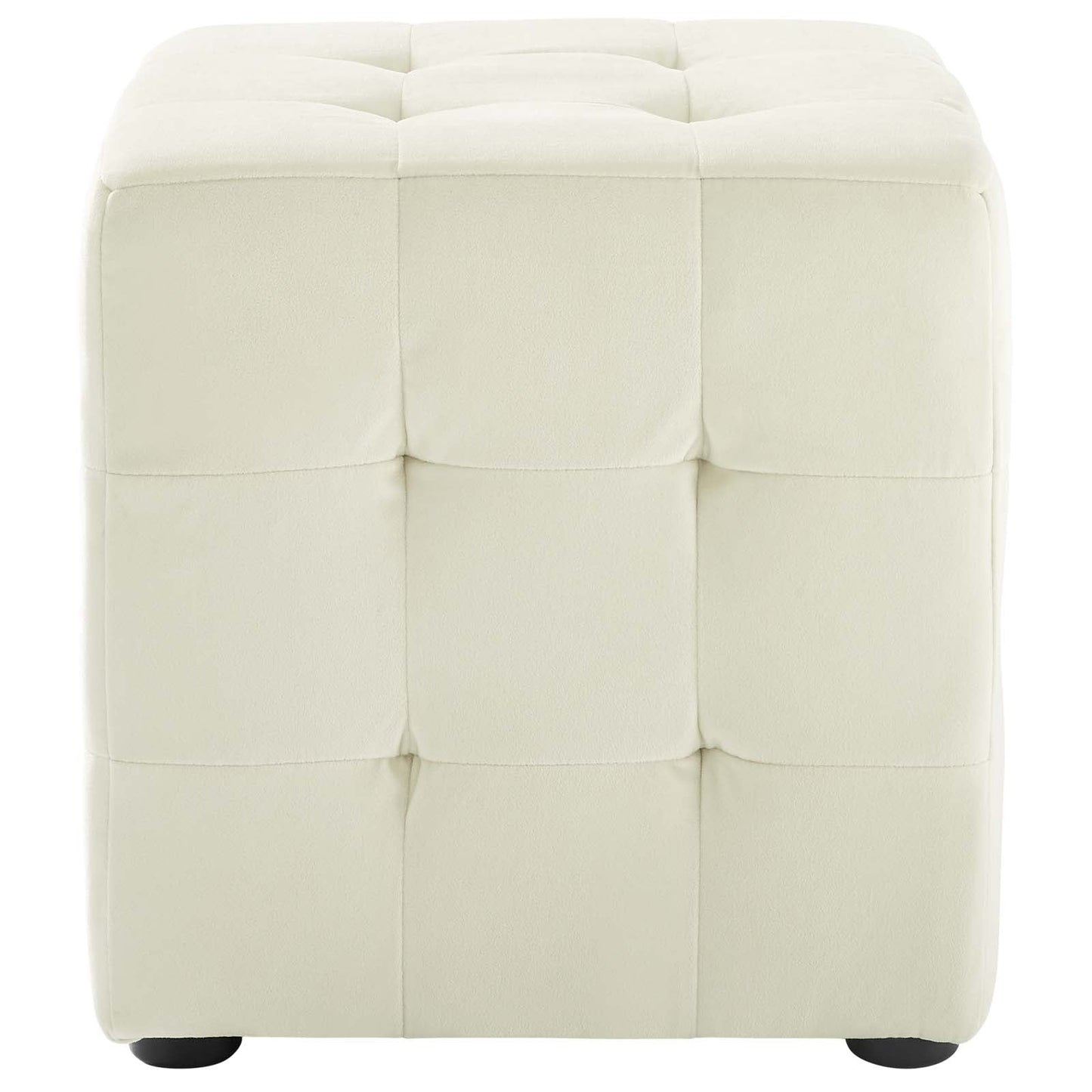 Contour Tufted Cube Performance Velvet Ottoman by Modway