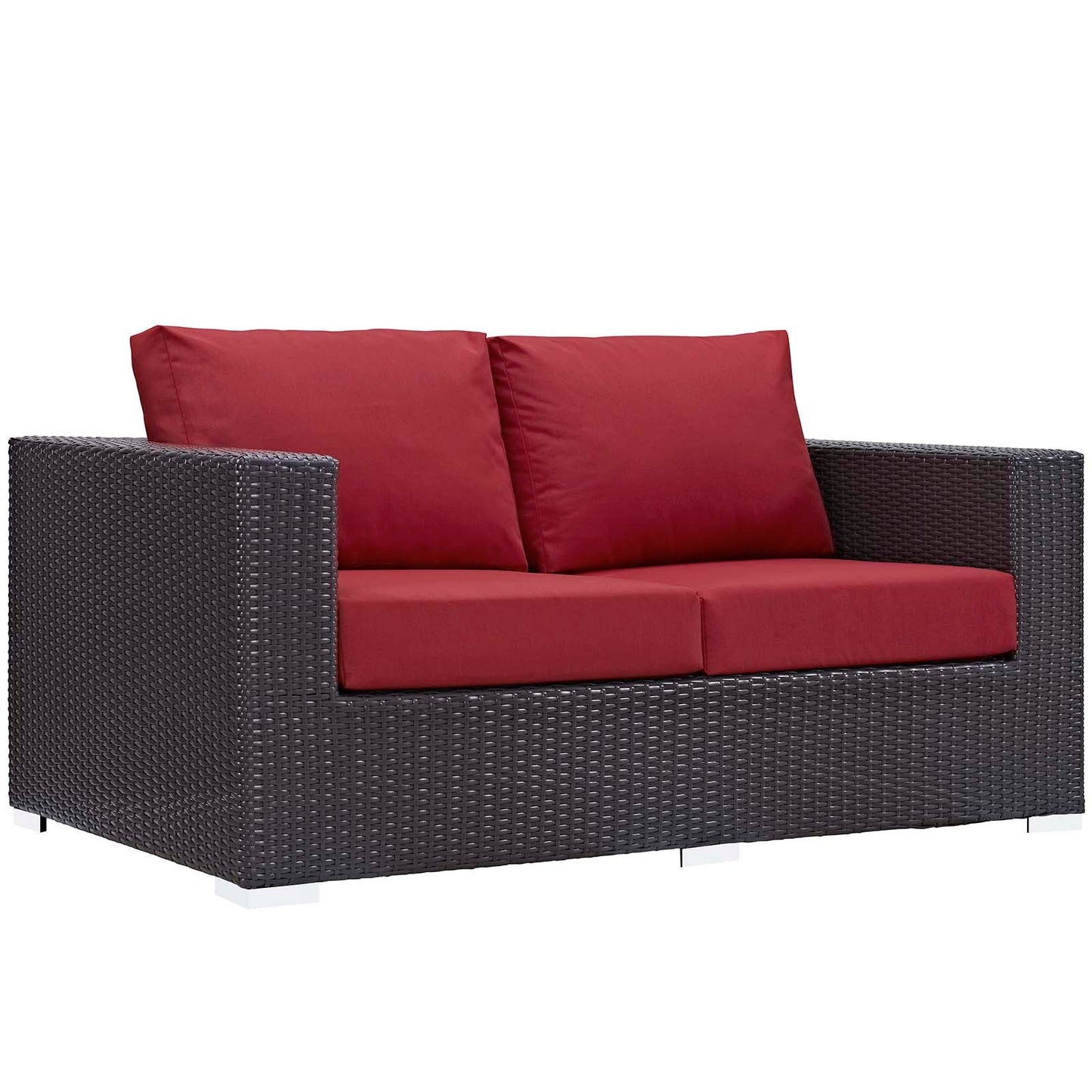 Convene 4 Piece Set Outdoor Patio with Fire Pit by Modway