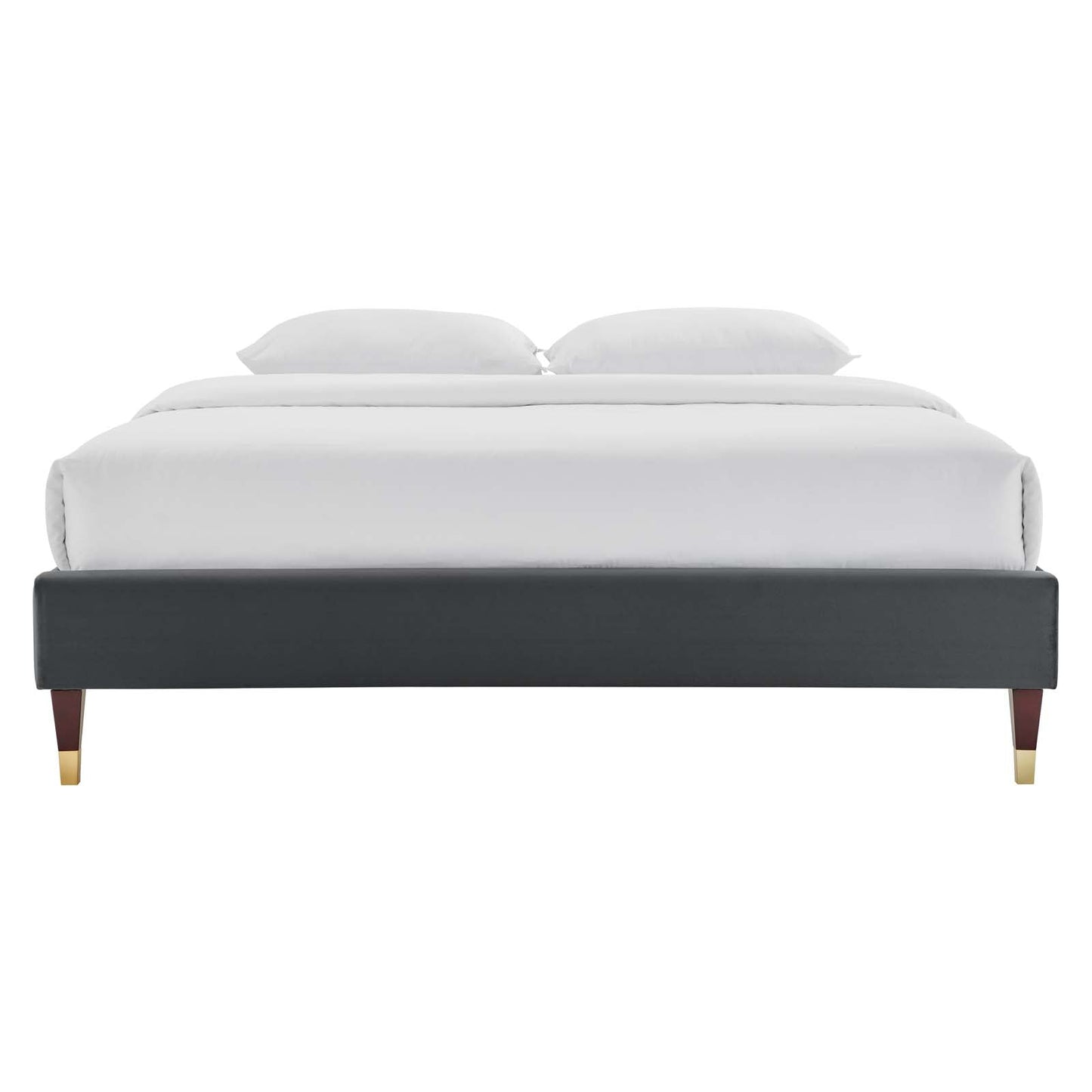 Harlow Performance Velvet King Platform Bed Frame by Modway