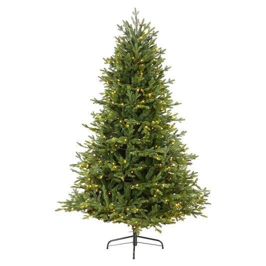 6' Wyoming Spruce Artificial Christmas Tree w/ 400 Clear LED Lights