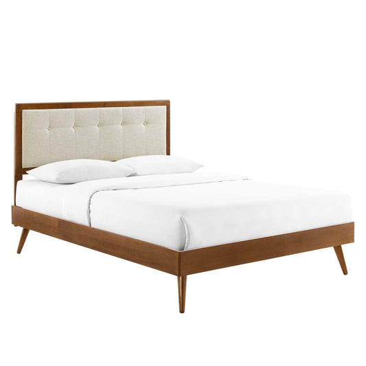 Willow Wood Full Platform Bed With Splayed Legs by Modway